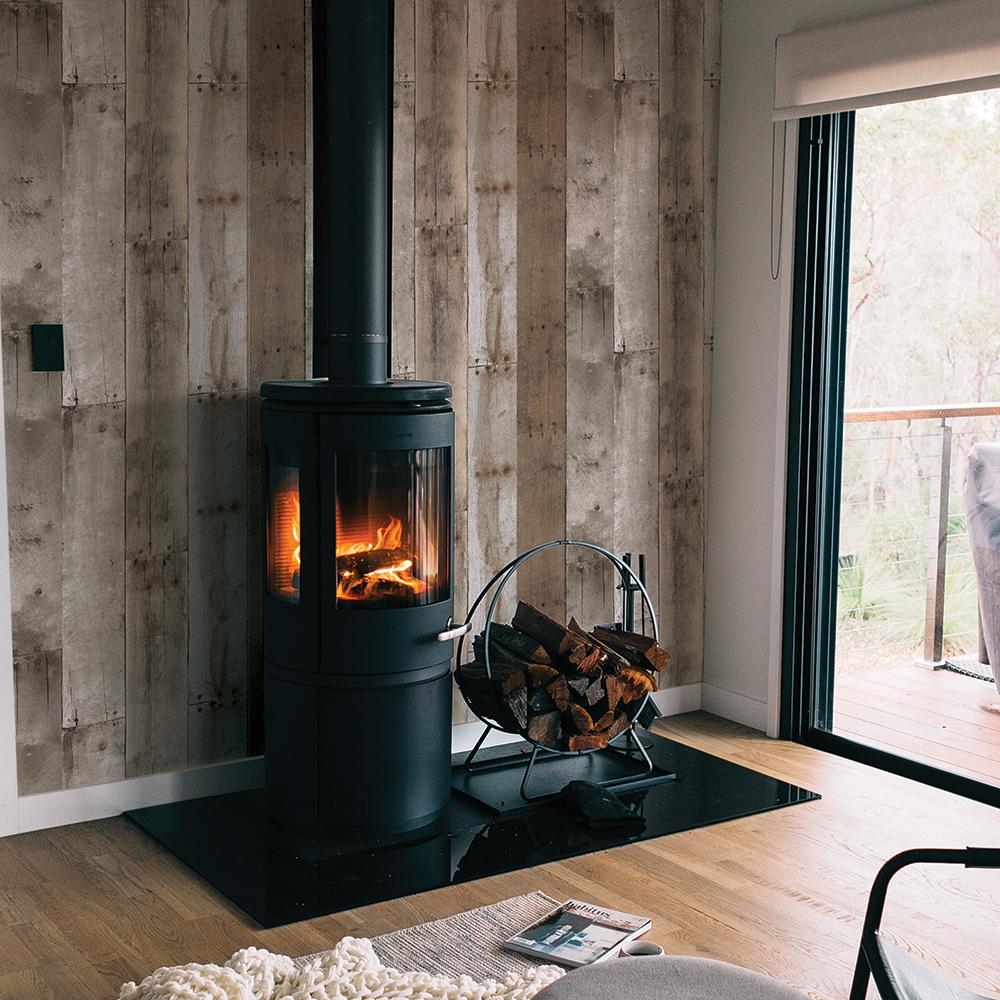 DecoratorsBest Reclaimed Wood Brown Peel and Stick Wallpaper, 28 sq. ft.