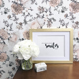 DecoratorsBest Floral Garden Soft Neutral Peel and Stick Wallpaper, 28 sq. ft.