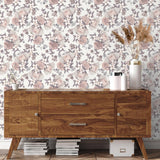 DecoratorsBest Floral Garden Soft Neutral Peel and Stick Wallpaper, 28 sq. ft.