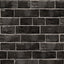 Tempaper Brick Wall Black Peel and Stick Wallpaper, 28 sq. ft.