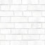 Tempaper Brick Wall Classic White Peel and Stick Wallpaper, 28 sq. ft.