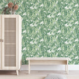 DecoratorsBest Paradise Palm Tropical Green Peel and Stick Wallpaper, 28 sq. ft.