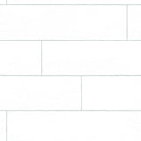 Tempaper Shiplap Farmhouse White Peel and Stick Wallpaper, 28 sq. ft.