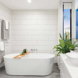 DecoratorsBest Shiplap Farmhouse White Peel and Stick Wallpaper, 28 sq. ft.