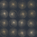 Tempaper Moon Sphere Navy Peel and Stick Wallpaper, 28 sq. ft.