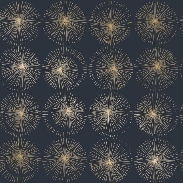 Tempaper Moon Sphere Navy Peel and Stick Wallpaper, 28 sq. ft.