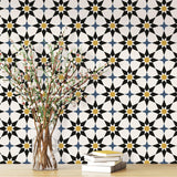 DecoratorsBest Moroccan Tile Multi-Color Peel and Stick Wallpaper, 28 sq. ft.