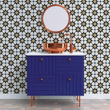 DecoratorsBest Moroccan Tile Multi-Color Peel and Stick Wallpaper, 28 sq. ft.