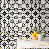 DecoratorsBest Moroccan Tile Multi-Color Peel and Stick Wallpaper, 28 sq. ft.