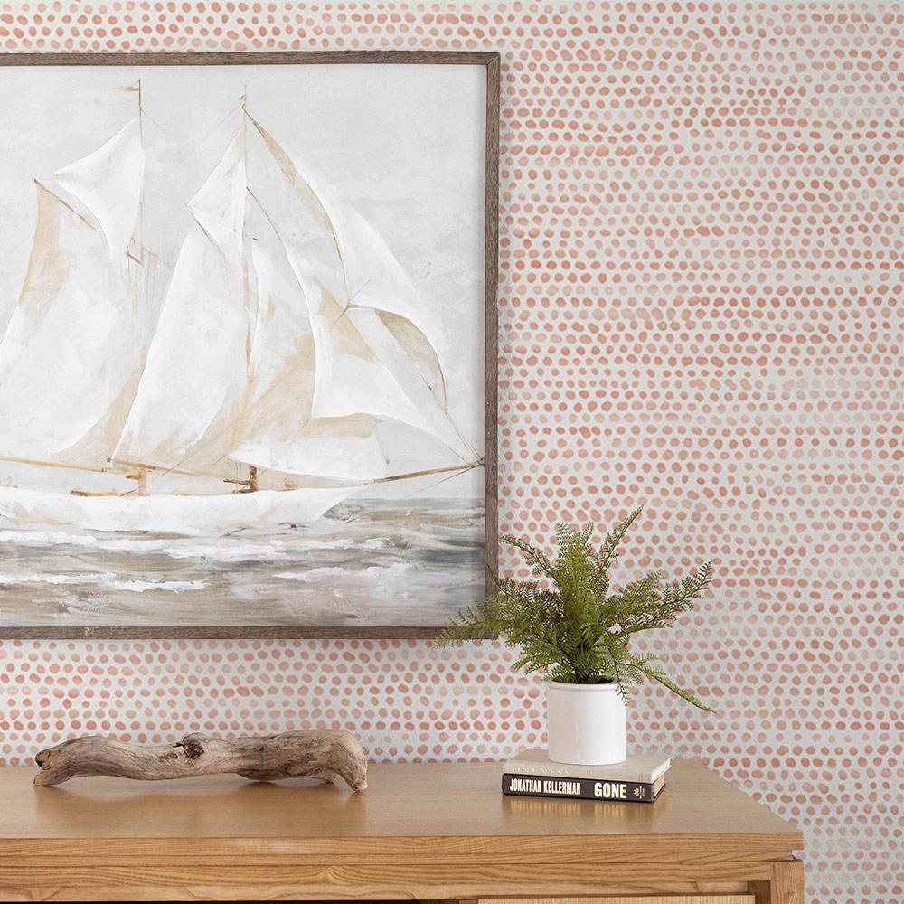 DecoratorsBest Painted Dots Citrus Peel and Stick Wallpaper, 28 sq. ft.