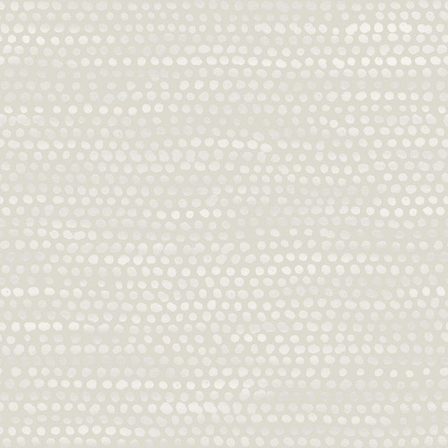 Tempaper Painted Dots Light Grey Peel and Stick Wallpaper, 28 sq. ft.