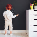 DecoratorsBest Chalk and Erase Classic Black Peel and Stick Wallpaper, 28 sq. ft.
