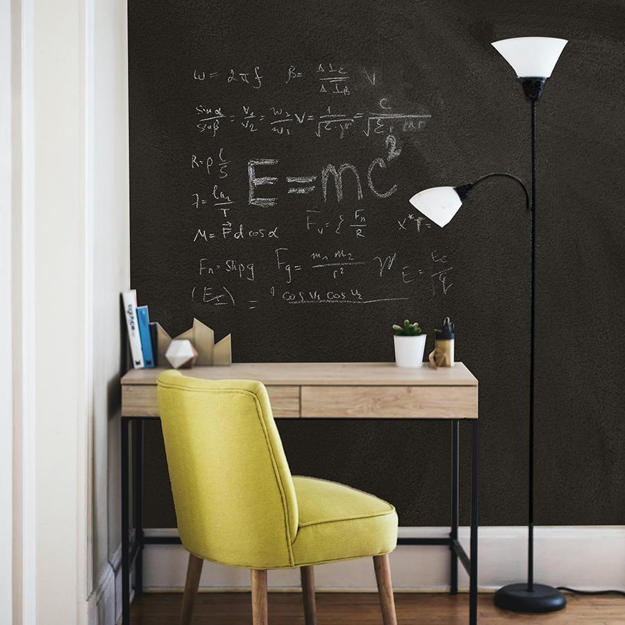 DecoratorsBest Chalk and Erase Classic Black Peel and Stick Wallpaper, 28 sq. ft.