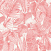 Decoratorsbest Peel And Stick Paradise Palm Tropical Pink Wallpaper