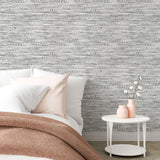 DecoratorsBest Painted Dots Ink and White Peel and Stick Wallpaper, 28 sq. ft.
