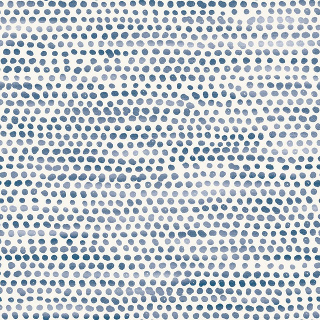 Tempaper Painted Dots Navy Peel and Stick Wallpaper, 28 sq. ft.