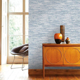 DecoratorsBest Painted Dots Navy Peel and Stick Wallpaper, 28 sq. ft.