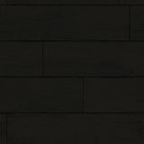 Tempaper Shiplap Black Peel and Stick Wallpaper, 28 sq. ft.