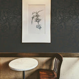 DecoratorsBest Farmhouse Floral Metallic Midnight Peel and Stick Wallpaper, 28 sq. ft.