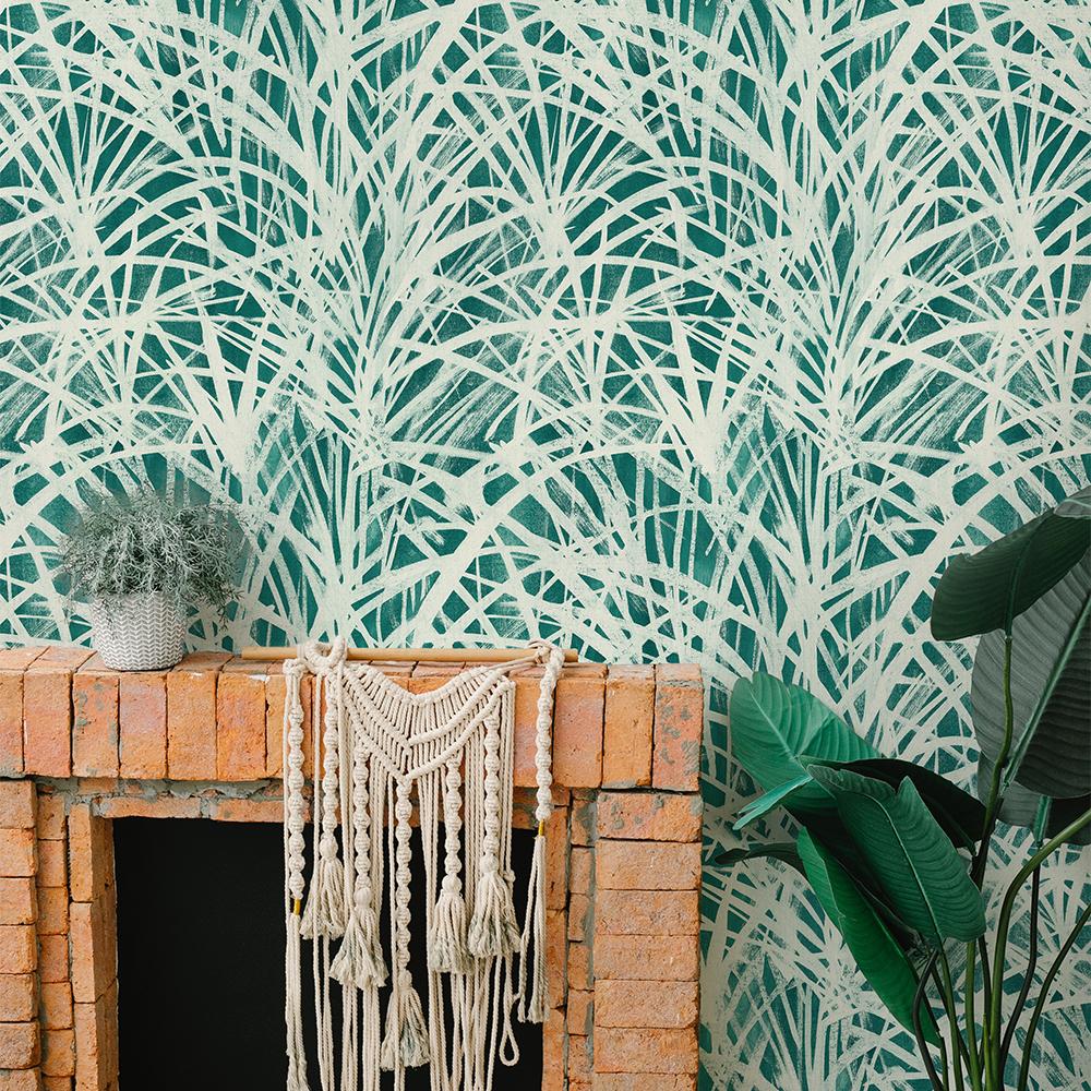 DecoratorsBest Dune Grass Green Peel and Stick Wallpaper, 28 sq. ft.