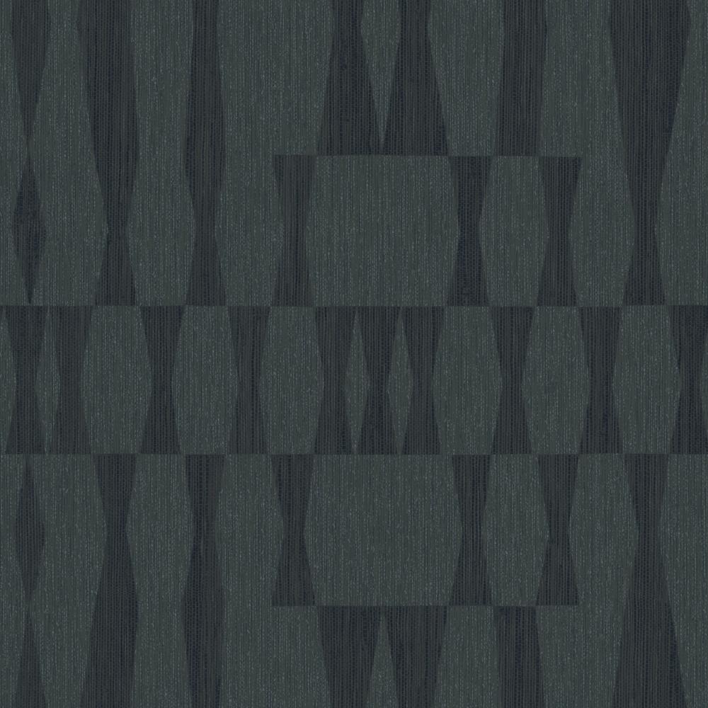 DecoratorsBest Geo Cloth Midnight Navy Peel and Stick Wallpaper, 28 sq. ft.