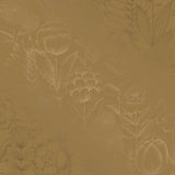Tempaper Farmhouse Floral Metallic Gold Peel and Stick Wallpaper, 28 sq. ft.