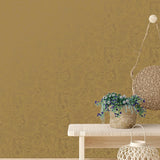 DecoratorsBest Farmhouse Floral Metallic Gold Peel and Stick Wallpaper, 28 sq. ft.