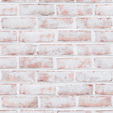 Tempaper Distressed Brick Whitewash Peel and Stick Wallpaper, 28 sq. ft.