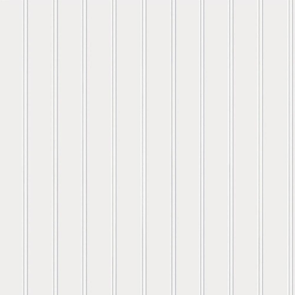 Tempaper Wood Panels Farmhouse White Peel and Stick Wallpaper, 28 sq. ft.