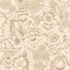 Decoratorsbest Peel And Stick Farmhouse Floral Gold Wallpaper