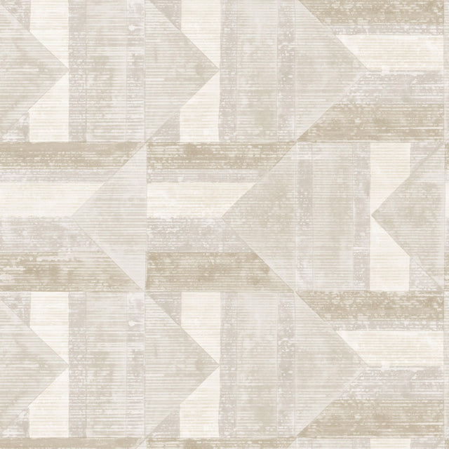 Tempaper Quilt Neutral Peel and Stick Wallpaper, 28 sq. ft.