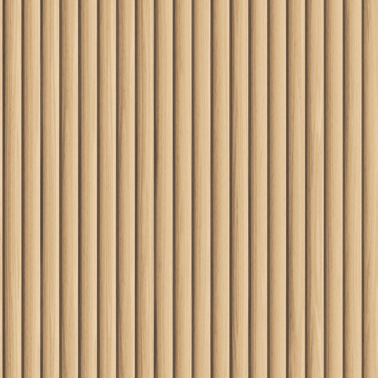 Tempaper Faux Fluted Wood Natural Wood Peel and Stick Wallpaper, 28 sq. ft.