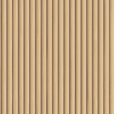 Tempaper Faux Fluted Wood Natural Wood Peel and Stick Wallpaper, 28 sq. ft.
