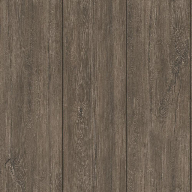 Tempaper Wood Plank Dark Brown Peel and Stick Wallpaper, 28 sq. ft.