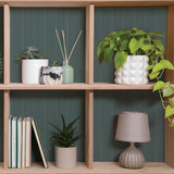 DecoratorsBest Wood Panels Teal Peel and Stick Wallpaper, 28 sq. ft.