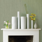 DecoratorsBest Textured Grasscloth Sage Peel and Stick Wallpaper, 28 sq. ft.