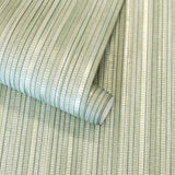 DecoratorsBest Textured Grasscloth Sage Peel and Stick Wallpaper, 28 sq. ft.