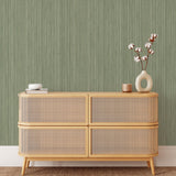 DecoratorsBest Textured Grasscloth Silver Peel and Stick Wallpaper, 28 sq. ft.