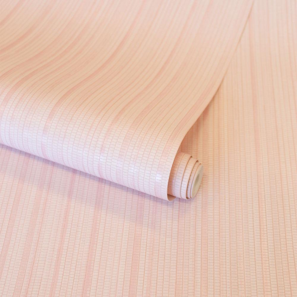 DecoratorsBest Textured Grasscloth Pink Peel and Stick Wallpaper, 28 sq. ft.