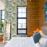 DecoratorsBest Enchanted Garden Blue Peel and Stick Wallpaper, 28 sq. ft.