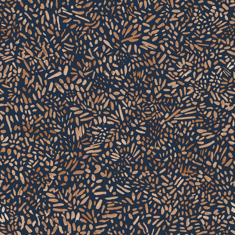 Tempaper Brushstrokes Tan and Blue Peel and Stick Wallpaper, 28 sq. ft.
