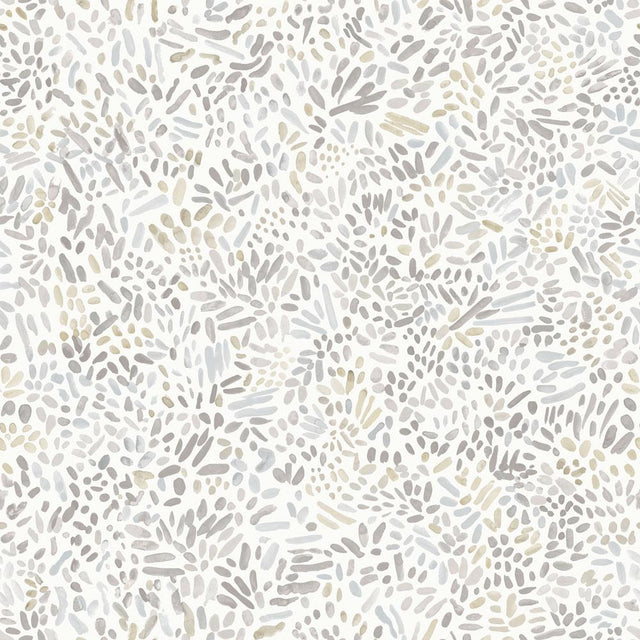 Tempaper Brushstrokes Grey Peel and Stick Wallpaper, 28 sq. ft.
