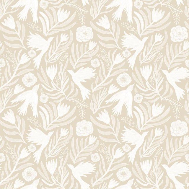 Tempaper Dove Neutral Peel and Stick Wallpaper, 28 sq. ft.