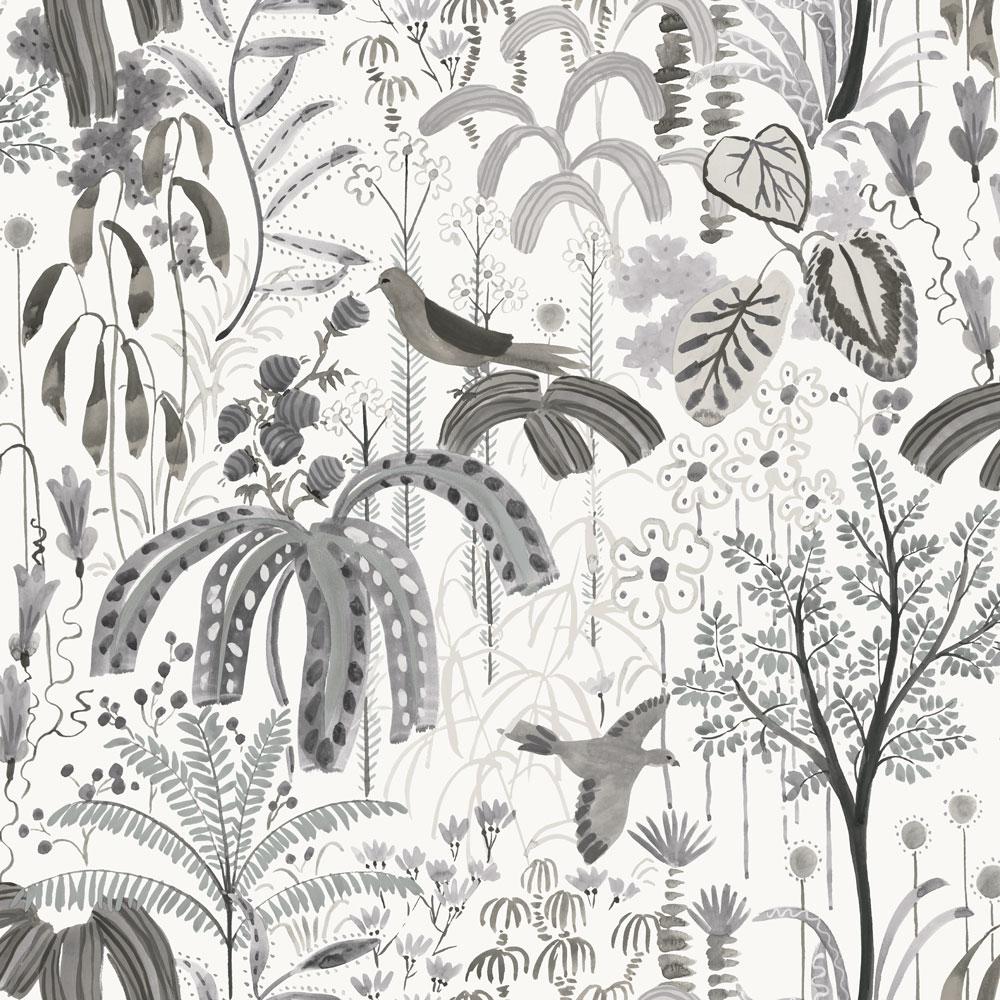 Tempaper Weeping Willow Grey Peel and Stick Wallpaper, 28 sq. ft.