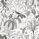 Tempaper Weeping Willow Grey Peel and Stick Wallpaper, 28 sq. ft.