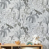 DecoratorsBest Weeping Willow Grey Peel and Stick Wallpaper, 28 sq. ft.