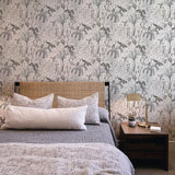 DecoratorsBest Weeping Willow Grey Peel and Stick Wallpaper, 28 sq. ft.