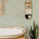 DecoratorsBest Brushstrokes Blue Green Peel and Stick Wallpaper, 28 sq. ft.