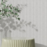 DecoratorsBest Stripe Grey Peel and Stick Wallpaper, 28 sq. ft.