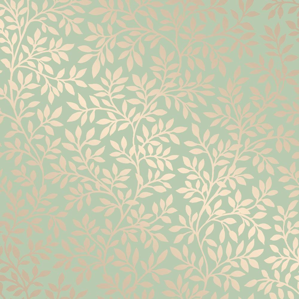 Tempaper Victorian Garden Teal Peel and Stick Wallpaper, 28 sq. ft.